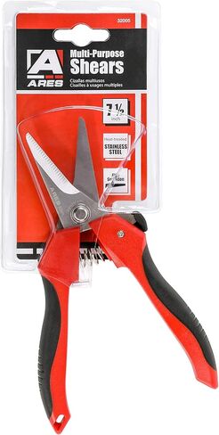ARES 21005 - مقصات كهربائية احترافية مقاس 6 بوصات مع غمد - توفر شفرات الفولاذ المقاوم للصدأ المسننة عالية الصلابة قوة فائقة - يحافظ غمد الشفرة على الحدة ويمنع التآكل in Kuwait