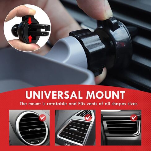 French Fry Holder Foldable Organizer, Car Sauce Holder, Car Air Vent Silicone Dip Clip and Fetchup and Fries Sauces Universal Automotive Accessories in Kuwait