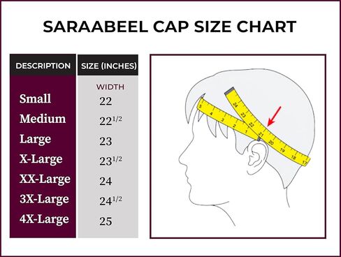 قبعة الصلاة SARAABEEL للرجال - قبعة صلاة الكوفية الإسلامية قبعة جمجمة للرجال in Kuwait