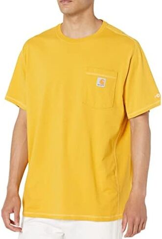 Carhartt Men's 104616 Force Relaxed Fit Midweight Short Sleeve Pocket T-Shirt - Large - Succulent Heather in Saudi Arabia