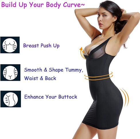 JOYSHAPER Womens Full Slips for Under Dress V Neck Tummy Control Body Slimmimg Shapewear Slip in Saudi Arabia