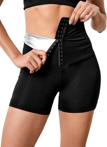 Floerns Women's High Waist Tummy Control Thigh Slim Corset Shapewear Shorts in Saudi Arabia