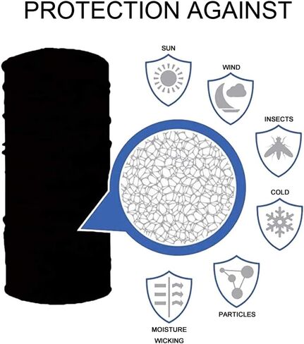 Seamless Sun UV Dust Protection Windproof Bandana Face Mask Neck Gaiter Magic Scarf Balaclava Face Cover Scarf in Saudi Arabia