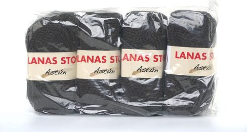 Astun 4 Skeins 45% Wool Soft and Fluffy Bulky Wool Yarn for Blanket, Sweater and Scarves, Total 276 Yards/11.28oz (Deep Purple) in Kuwait