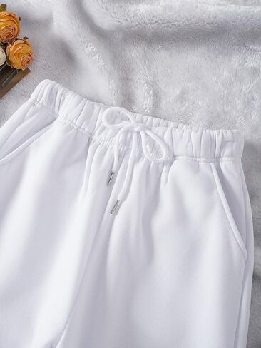 COZYEASE Women's Letter Print High Waist Drawstring Pants Sweatpants Joggers Trousers in Saudi Arabia