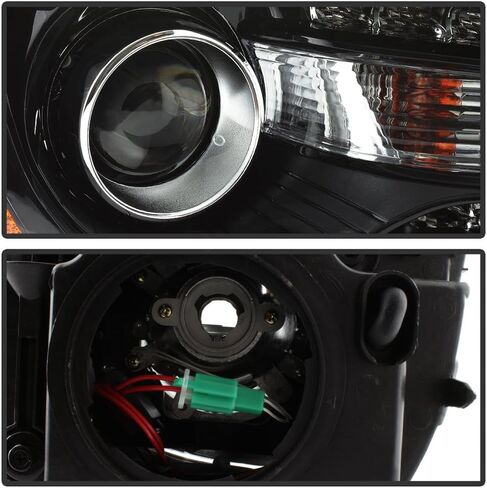 ACANII - لسيارة كرايسلر 300 هالوجين LED DRL باللون الأسود موديل 2011-2014 - جانب السائق فقط in Kuwait