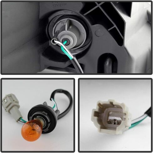 ACANII-For 2007-2012 نيسان فيرسا أسود الإسكان المصابيح الأمامية مجموعة استبدال زوج سائق + جانب الركاب in Kuwait