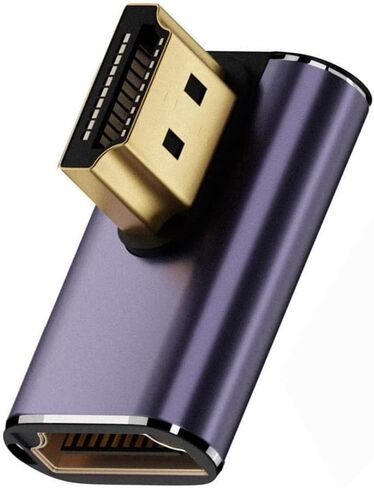 محول محول HDMI 2.1 من Chenyang CY، HDMI ذكر إلى أنثى 90 درجة بزاوية منخفضة بزاوية UHD محول تمديد in Saudi Arabia