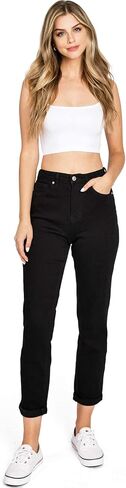 Women's Juniors High Rise Baggy Straight Leg Jeans in Saudi Arabia