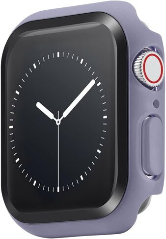 حافظة متوافقة مع Apple Watch Series 8 Series 7 45mm & 41mm، غطاء حماية كامل وصلب رفيع للغاية لساعة Apple Series 8 Series 7 مع طبقة من الزجاج المقوى للنساء والرجال in Kuwait