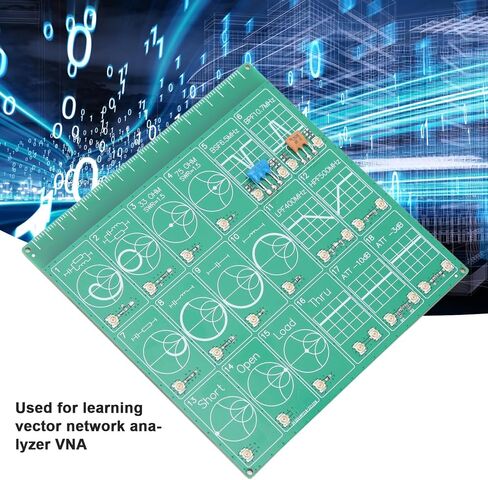 لوحة اختبار التردد، مجموعة تجريبية للوحة اختبار التردد RF NanoVNA RF وحدة اختبار لوحة مرشح وحدة المخفف لتعلم محلل شبكة المتجهات in Saudi Arabia