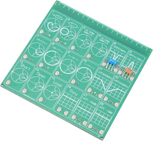 لوحة اختبار التردد، مجموعة تجريبية للوحة اختبار التردد RF NanoVNA RF وحدة اختبار لوحة مرشح وحدة المخفف لتعلم محلل شبكة المتجهات in Saudi Arabia