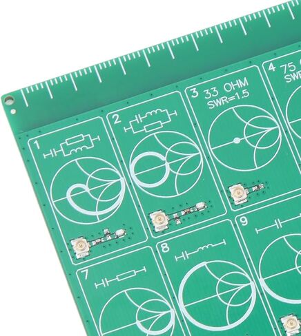 لوحة اختبار التردد، مجموعة تجريبية للوحة اختبار التردد RF NanoVNA RF وحدة اختبار لوحة مرشح وحدة المخفف لتعلم محلل شبكة المتجهات in Saudi Arabia