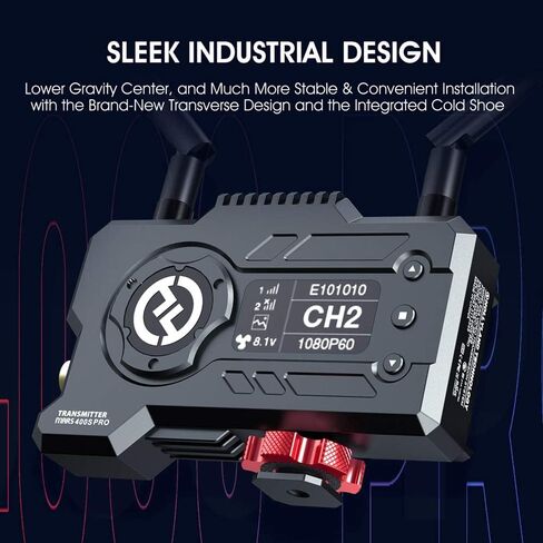 نظام نقل Hollyland Mars 400S pro 1080p HDMI SDI 5G نقل الصور لاسلكيًا إلى 4 أجهزة في 400 قدم 0.1 ثانية، يدعم زمن الاستجابة المنخفض Android وiOS 3 أوضاع للمشهد (جهاز إرسال + مستقبل) in Kuwait