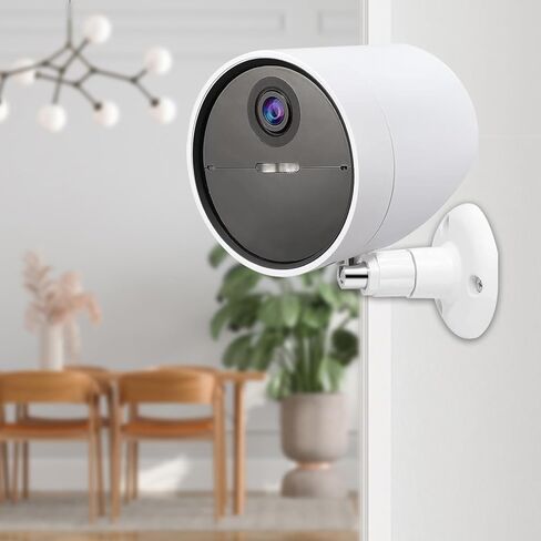 عبوتان من حامل التثبيت على الحائط المتوافق مع كاميرا الأمان اللاسلكية الخارجية SimpliSafe، دعامة تثبيت كاميرا المراقبة القابلة للتعديل مع خيط لولبي 1/4 بوصة in Kuwait