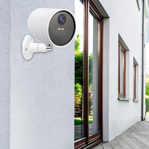 عبوتان من حامل التثبيت على الحائط المتوافق مع كاميرا الأمان اللاسلكية الخارجية SimpliSafe، دعامة تثبيت كاميرا المراقبة القابلة للتعديل مع خيط لولبي 1/4 بوصة in Kuwait