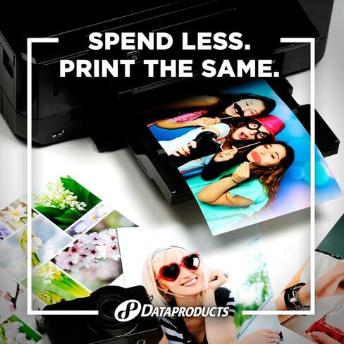 خراطيش حبر ملونة سوداء معاد تصنيعها عالية الإنتاجية من Dataproducts لـ Canon PG-245XL/CL-246XL (8278B005AA) عبوتان in Kuwait