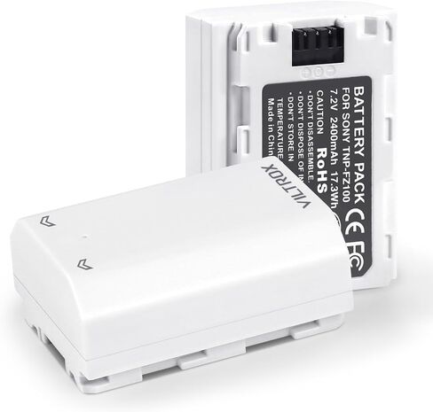 VILTROX 2400mAh NP-FZ100 Camera Battery, USB-C Fast Charging Replacement Battery for Sony A7R IV, A7R III, A7 III, A7C, A7C II, A6500, A6600, A6700, FX3, ZV-E1-4265B, 1 Pack in Saudi Arabia