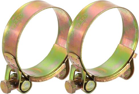 uxcell 2Pcs T-Bolt Hose Clamps, 68-73mm/2.68"-2.87" ID Range, Iron Radiator Hose Clamp Intake Clamp for Truck Exhaust in Saudi Arabia