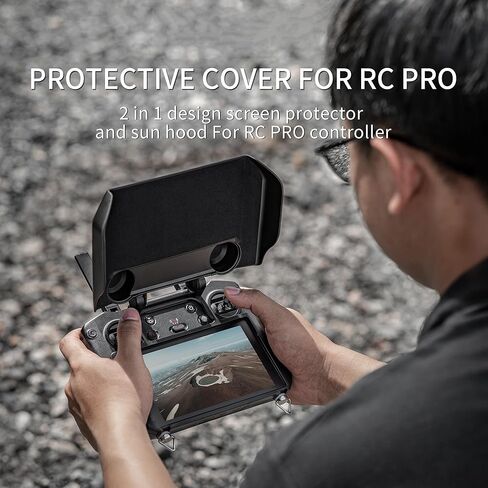 غطاء حماية شاشة Mini 3 RC Pro، غطاء حماية لجهاز التحكم 2 في 1 وغطاء حماية من الشمس لـ DJI Mini 3 Pro /DJI Mavic 3 مع ملحقات طائرة بدون طيار للتحكم RC PRO (لـ RC Pro in Kuwait