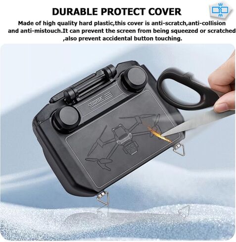 غطاء حماية شاشة Mini 3 RC Pro، غطاء حماية لجهاز التحكم 2 في 1 وغطاء حماية من الشمس لـ DJI Mini 3 Pro /DJI Mavic 3 مع ملحقات طائرة بدون طيار للتحكم RC PRO (لـ RC Pro in Kuwait