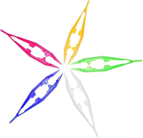 5 قطع من ملاقط الخرز، ملاقط بلاستيكية للخرز للأطفال، مشغولات يدوية ذاتية الصنع in Kuwait