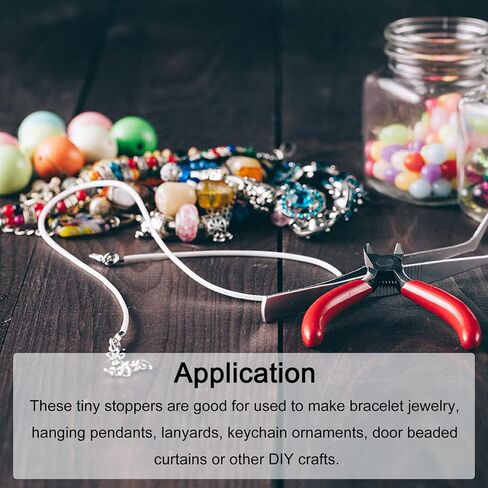 uxcell 90Pcs Smooth Round Spacer Beads, 10mm Spacer Loose Ball Beads for Jewelry Making Bracelet Necklace DIY, Copper in Saudi Arabia