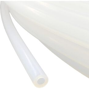 100% Pure Virgin PTFE Tubing, 1/4 inch OD x 1/8 inch ID, 10 FT Length, Heavy Wall Tube, Natural Color, Extreme Pressure & Temp. Rated, Made in USA. in Saudi Arabia