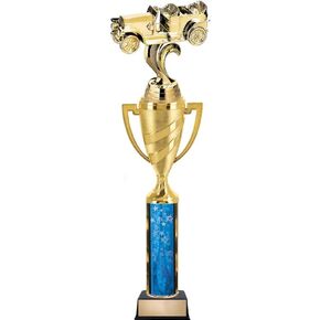 13.5" Antique Car Gold Cup Trophies, Car Show Vintage Car Trophy Awards Prime in Saudi Arabia
