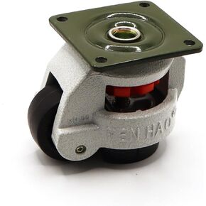 2Pcs Retractable Leveling Machine Castors GD-60F Plate Casters Leveling Wheel 250kg Per Castor in Saudi Arabia