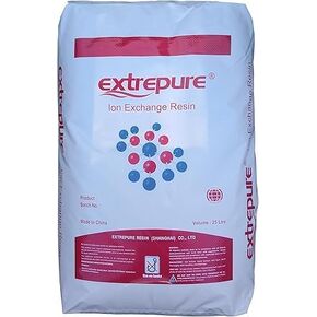 Premium Water Softener Resin 1 Cu Ft Replacement Media - 25L - 32,000 Grain Ion Exchange High-Capacity Cation Resin Beads - 7% Cross-Link Structure NSF Certified for Home Use in Saudi Arabia