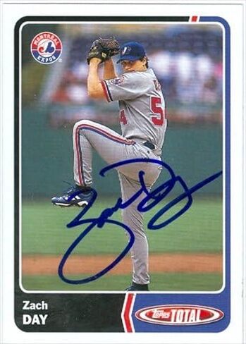 مستودع توقيعه 38366 Zach Day Cardball Card Montreal Expos 2003 Topps No. 782 in Saudi Arabia