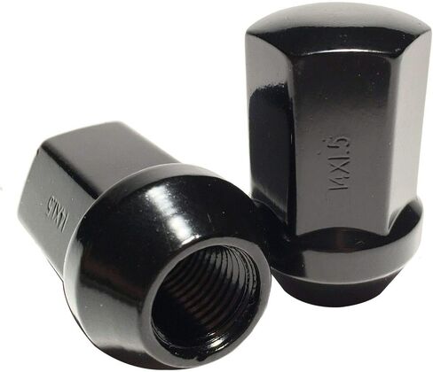 Coyote - 20 Black 14x1.5 OEM Lug Nuts متوافقة مع RAM 1500 Durango Factory Wheel Lugs 1.5 " in Saudi Arabia