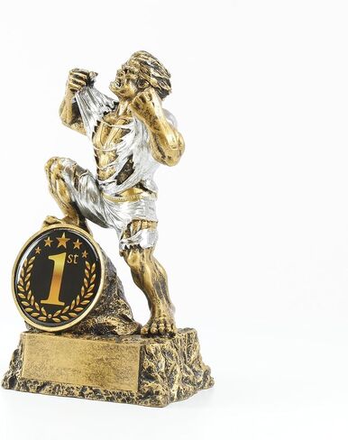 Monster Trophy - 6.75 Inch Tall - Engraved Victory Beast Award with 1st, 2nd or 3rd Place Insert - Customize Now in Saudi Arabia