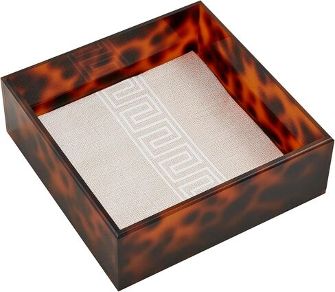 Mud Pie Tortoise Napkin Holder; napkin 5" x 5" | caddy 6" x 6" in Saudi Arabia