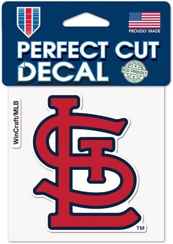 St. Louis Cardinals 1964 Road Logo Perfect Cut Color 4 "× 4" in Kuwait