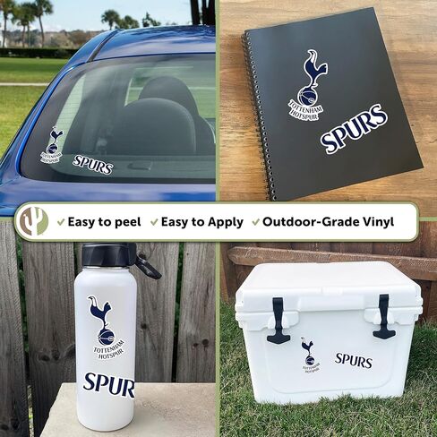 Desert Cactus Tottenham Hotspur Spurs ملصق ملصق Vinyl Footbool Soccer Bottop Botto Scrapbook (4 inst) in Kuwait