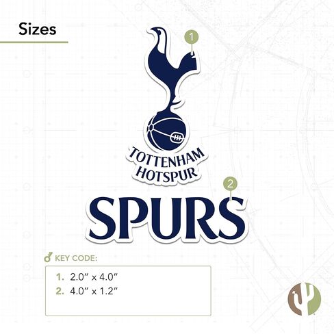 Desert Cactus Tottenham Hotspur Spurs ملصق ملصق Vinyl Footbool Soccer Bottop Botto Scrapbook (4 inst) in Kuwait