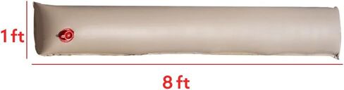 Buffalo Blizzard Blue 8 أقدام طويلة الأكياس أحادية الغرفة | 6 حزمة | 22 مقاييس مواد الفينيل الشاقة | يؤمن غطاء الشتاء بحمامات السباحة المستطيلة in Saudi Arabia