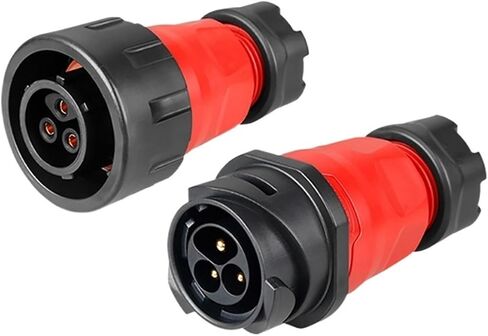 YM24 M24 Waterproof 3-pin Aviation Welding Plug Socket Wire Connector Entry Connector for Industrial Equipment KL4-4b(Female Plug Set2) in Saudi Arabia