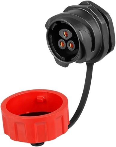 YM24 M24 Waterproof 3-pin Aviation Welding Plug Socket Wire Connector Entry Connector for Industrial Equipment KL4-4b(Female Plug Set2) in Saudi Arabia