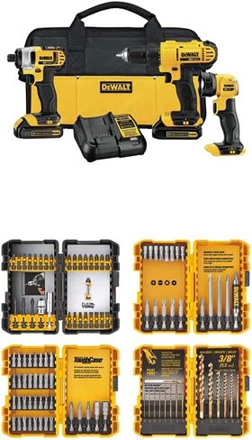 DEWALT DCK340C2 20V Max 3-Tool Combo Kit in Kuwait