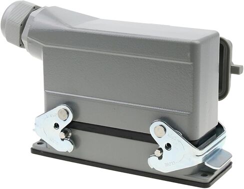 2 PCS HDC-24 موصل الثقيل 24 دبوس قابس المقبس الصناعي المضاد للماء مع غطاء واقعي 500V 16A (الخط العلوي مع الغطاء) in Saudi Arabia
