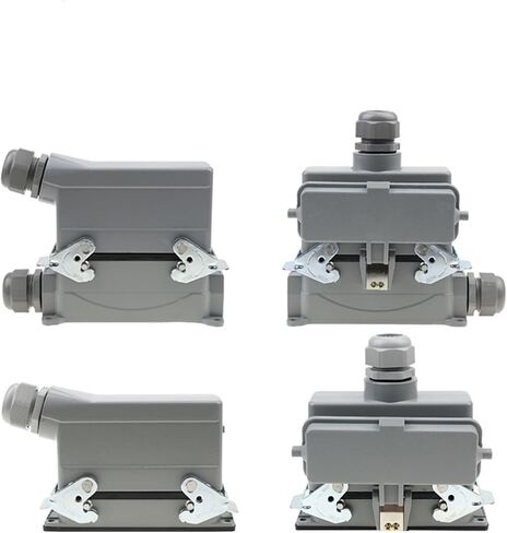 2 PCS HDC-24 موصل الثقيل 24 دبوس قابس المقبس الصناعي المضاد للماء مع غطاء واقعي 500V 16A (الخط العلوي مع الغطاء) in Saudi Arabia