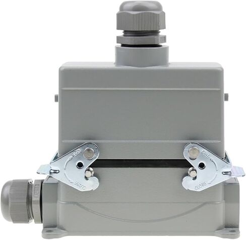 2 PCS HDC-24 موصل الثقيل 24 دبوس قابس المقبس الصناعي المضاد للماء مع غطاء واقعي 500V 16A (الخط العلوي مع الغطاء) in Saudi Arabia