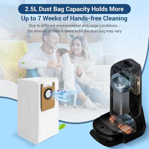 20 ملحقًا لقطع الغيار البديل لـ Eufy S1 Pro Omni ، S1 Robot Vacuums Kit ، 2 Mops Rolling ، 1 Brush الأسطوانة ، 4 مرشحات HEPA ، 6 فرش جانبية ، 6 أكياس غبار ، 1 أداة نظيفة in Saudi Arabia