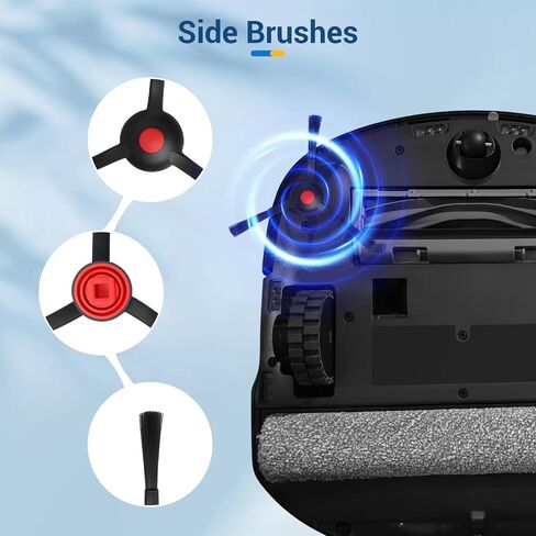20 ملحقًا لقطع الغيار البديل لـ Eufy S1 Pro Omni ، S1 Robot Vacuums Kit ، 2 Mops Rolling ، 1 Brush الأسطوانة ، 4 مرشحات HEPA ، 6 فرش جانبية ، 6 أكياس غبار ، 1 أداة نظيفة in Saudi Arabia