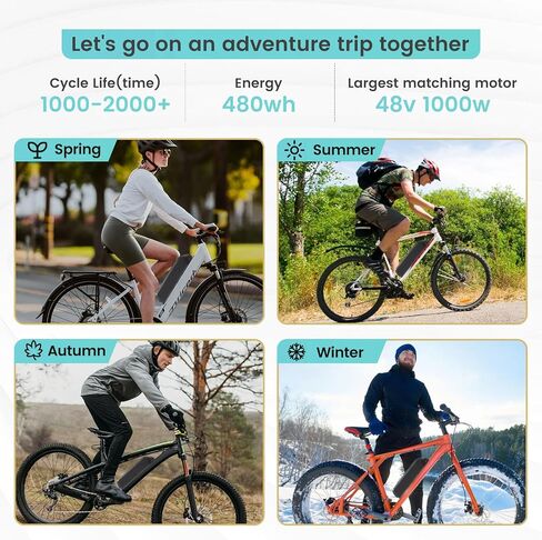 Ebike Battery 36V/48V 10.4ah 15.6ah 20ah ، E-Pike Scooter Lithium ، 40a BMS Lithium Pratect Battery for 36V/48V Controller 0-1500W in Saudi Arabia