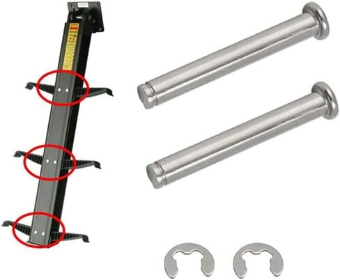 2 Pieces Replacement Step Rung Pivot Pin for Garelick EEZ - in Boarding Swim Dive Ladder in Saudi Arabia