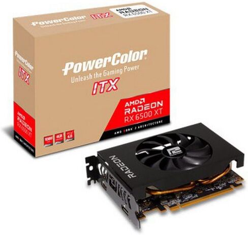 PowerColor Fighter AMD Radeon RX 6500 XT Gaming Graphics Card with 4GB GDDR6 Memory in Kuwait